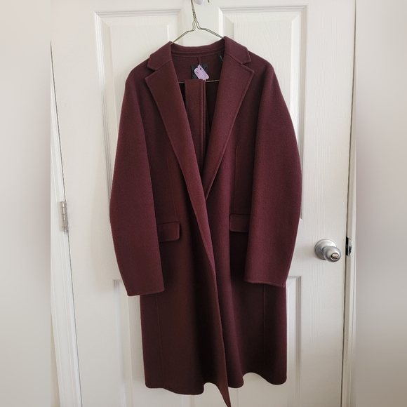 Theory Wrap Coat in Double-Face Wool-Cashmere, size S - Picture 10 of 14